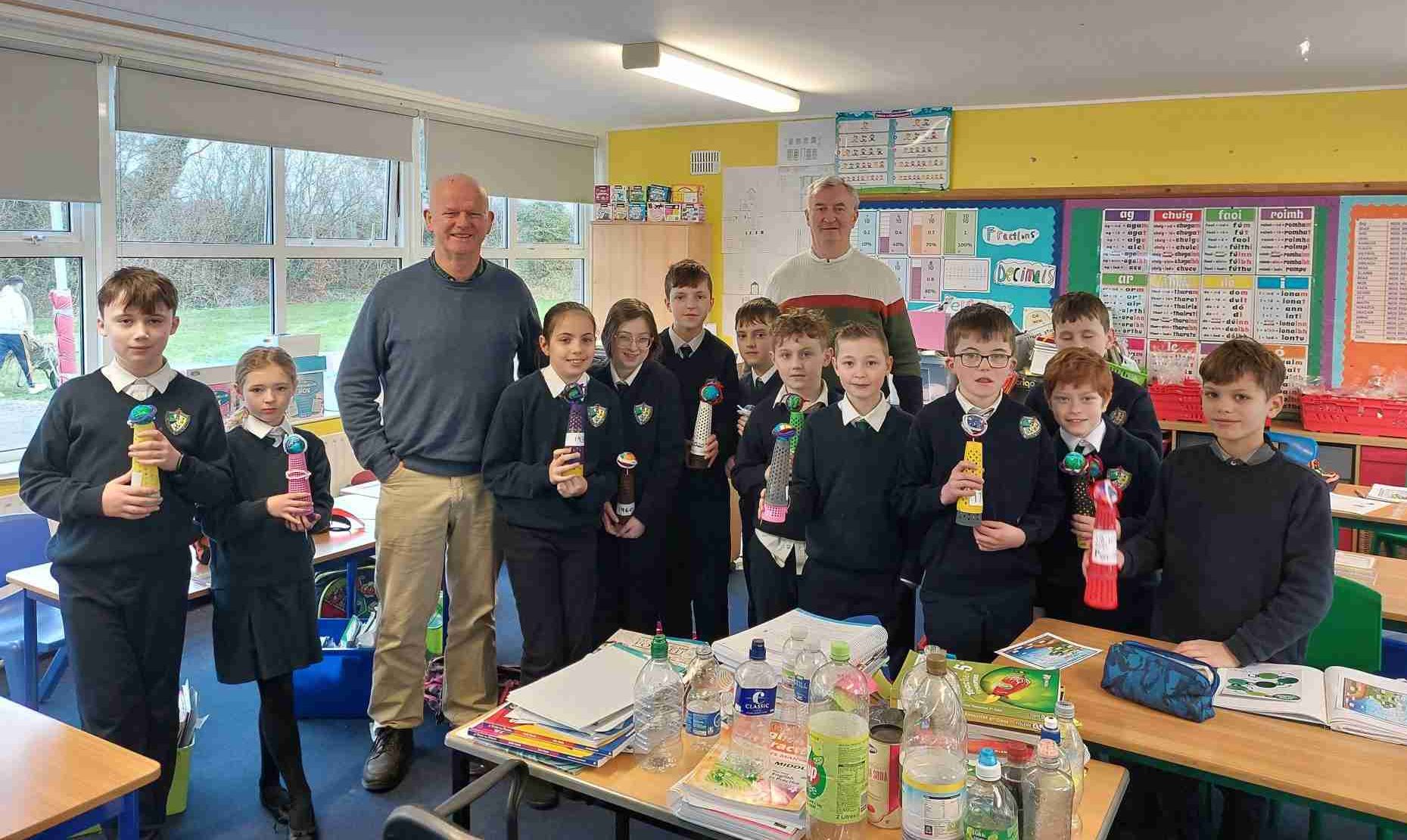 Class taking part in Steam Education climate awareness programme